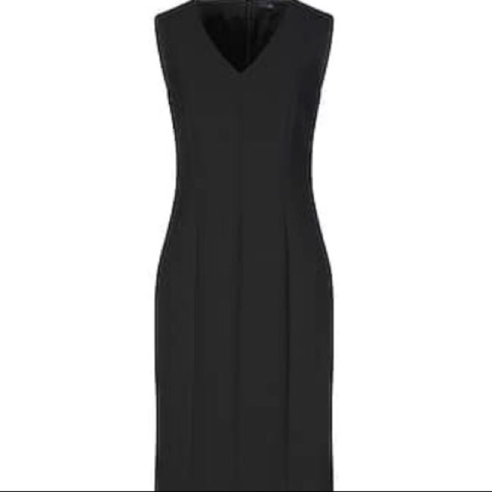 Peserico black sheath dress. Size 6. NWT